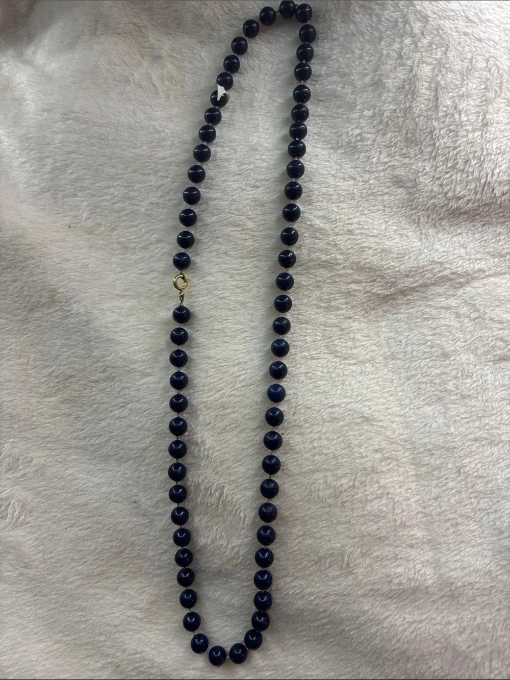 Classic Navy Bead Necklace - Women Jewelry